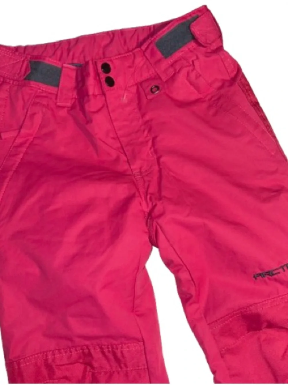 Arctix Kids Snow Pants with Reinforced Knees and Seat in fuchsia medium - Picture 4 of 12